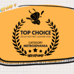 IndiePump's Metroidvania TOP CHOICE badge