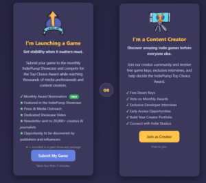 Registration for Devs and Creators