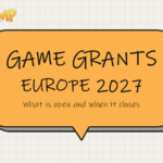 Indie Game Grants in Europe: What Is Open for 2027 cover with the IndiePump bee mascot